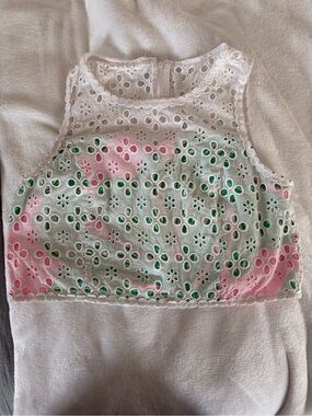Girls Lilly Pulitzer crop top
